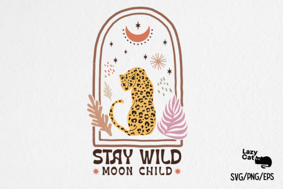 Boho Leopard Inspiration Quote: Graphics for Crafts & Content