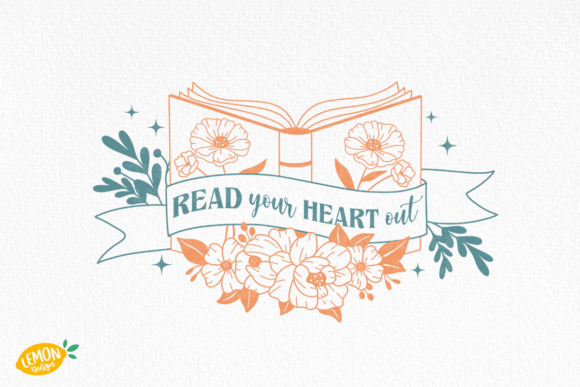 Book Flower Quote SVG Design: Crafts & Graphics for Handmade Brands