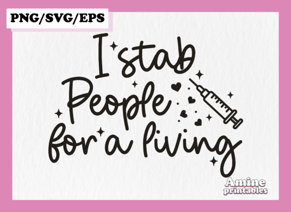 Funny Nurse Quote SVG Sublimation: Graphics for Crafts & Content