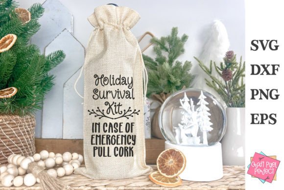 Funny Wine Bag SVG: Crafts & Graphics for Sellers