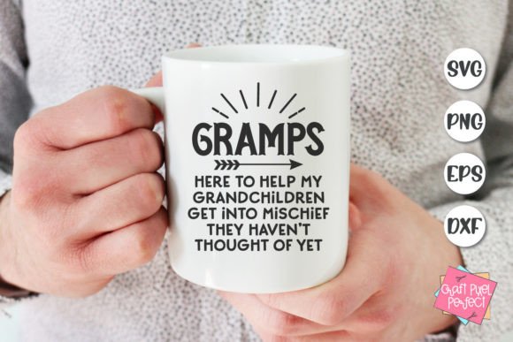 Gramps Here to Help SVG: Crafts & Graphics for Warm Branding