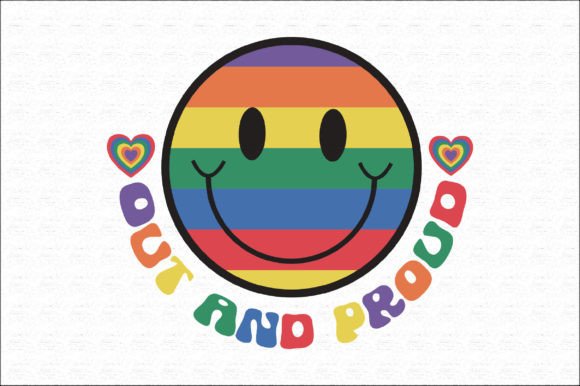 LGBTQ Pride Month Retro Quote SVG Design for Crafts & Graphics
