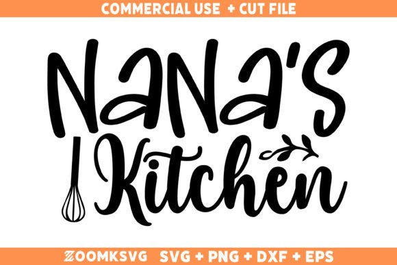 Nana’s Kitchen SVG: Crafts & Graphics for Warm Editorial Design