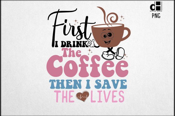 Nurse Coffee Quote SVG Design: Graphics for Crafts & Content