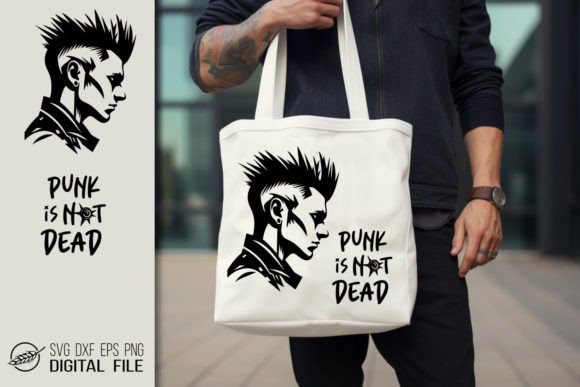 Punk Boy with Quote SVG File: Graphics for Bold Crafts Brands